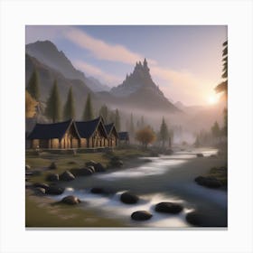 Elder Scrolls Canvas Print