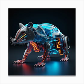 Robot Rat Canvas Print