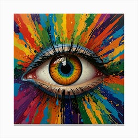 Eye Of The Rainbow 2 Canvas Print