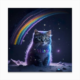 Cat Galaxy (117) Canvas Print