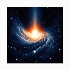 Galaxy In Space Canvas Print