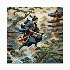 Samurai Art 114 Canvas Print