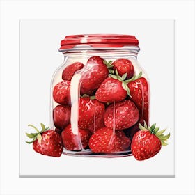 Strawberry Jar 3 Canvas Print