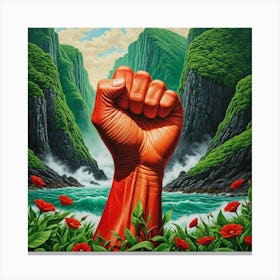 'The Fist' 6 Canvas Print