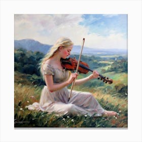 Violinist 2 Canvas Print