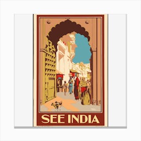 See India Canvas Print