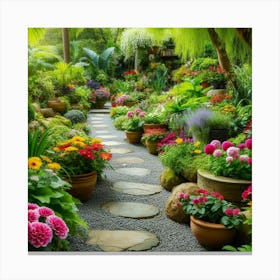 Garden Path 18 Canvas Print