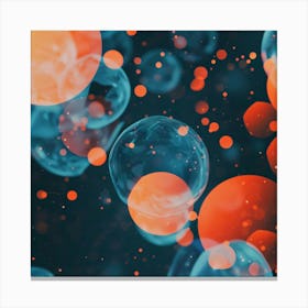 Bubbles In The Air Canvas Print