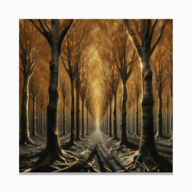 Forest Of Trees 10 Canvas Print