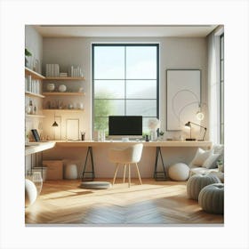 Home Office 21 Canvas Print