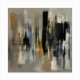 Abstract Cityscape Canvas Print