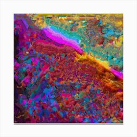 A glitch life Canvas Print