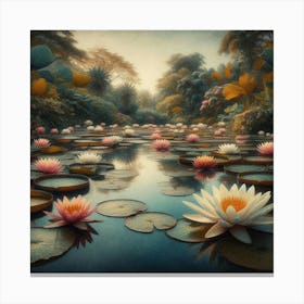 Water Lilies 14 Canvas Print