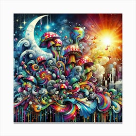 Psychedelic Art 35 Canvas Print