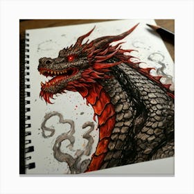 Dragon 3 Canvas Print