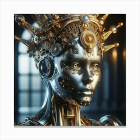 Woman With A Crown Canvas Print