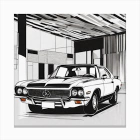 Mercedes Benz 3 Canvas Print
