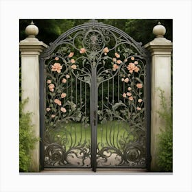 Wrought Iron Gate 8 Canvas Print