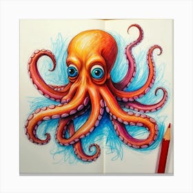 Octopus 115 Canvas Print