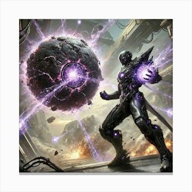 Archon Vexis Void Sphere Scifi Canvas Print