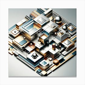 Geometric Elegance Canvas Print