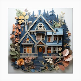 Paper House Canvas Print