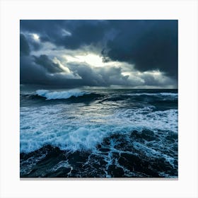 Firefly Stormy Seas Dark, Moody Waves And Dramatic Skies 1 Stampe su tela