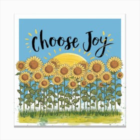 Choose Joy Canvas Print