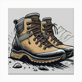 Hiking Boots 3 Canvas Print