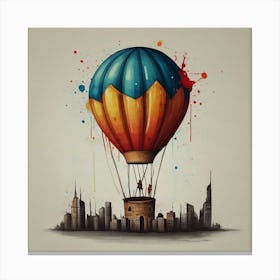 Hot Air Balloon Canvas Print