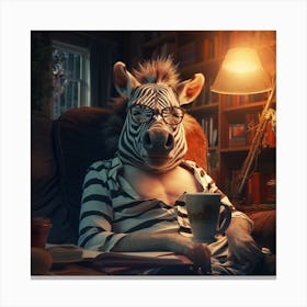 Zebra Canvas Print