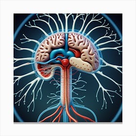 Brain And Spinal Cord 6 Canvas Print