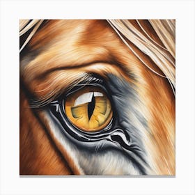 Eye Of The Horse 8 Canvas Print