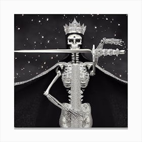Skeleton Queen 5 Canvas Print