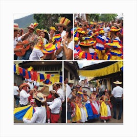 Ecuadorian Festival Canvas Print