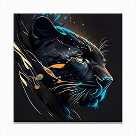 Beautiful Black Panther Canvas Print