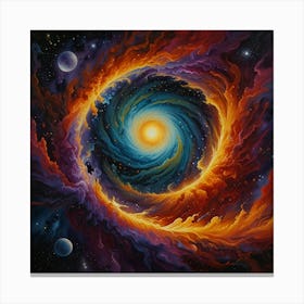 Spiral Galaxy Canvas Print