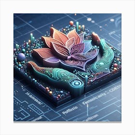 Lotus Flower Canvas Print