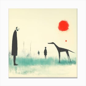 Dogs And Their People LVII Canvas Print