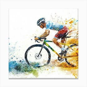 Cyclocross Racer Canvas Print