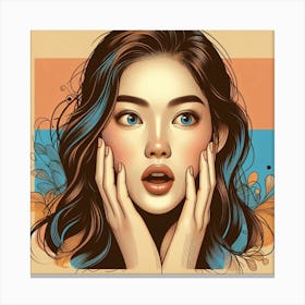 Asian Girl Canvas Print