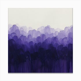 Purple Trees Canvas Print