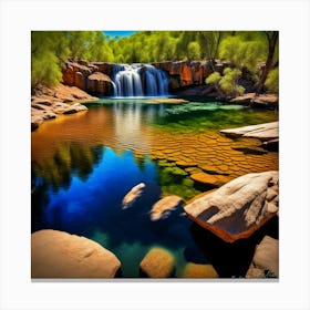 Outback Waterfall Canvas Print