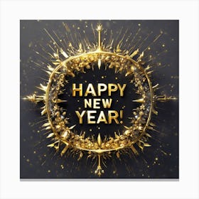 Happy New Year 53 Canvas Print