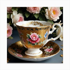 Tea Art 365 Canvas Print