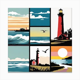 Lighthouses Canvas Print