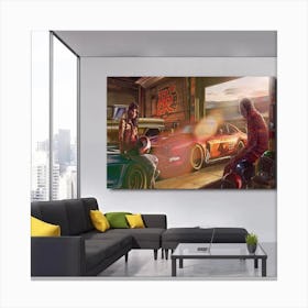 'Ghost In The Machine' Canvas Print