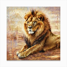 Majestic Lion Canvas Print