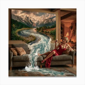 'River' Canvas Print