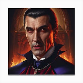 Dracula Canvas Print